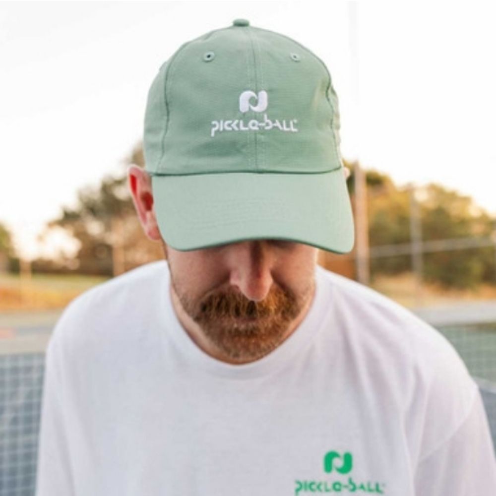 heritage pickleball dad cap hat green one size